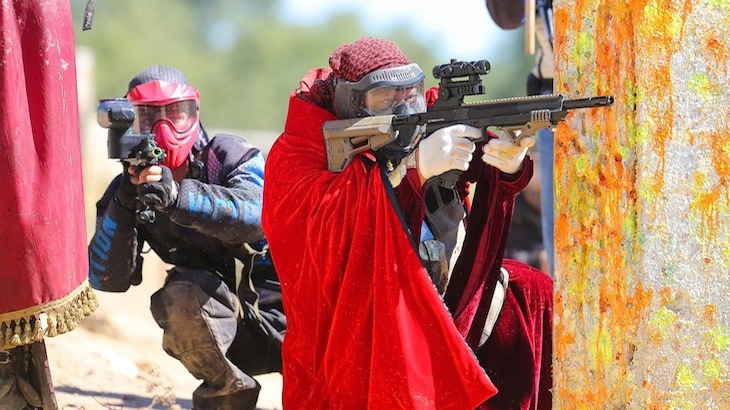 6 Paintball Tickets w/ Entry, Gun & Mask Rental - Largest Field in LA County (55% Off)