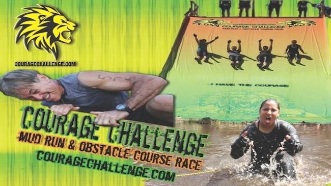 One Non-Competitive ( No Timing Chip) Entry to the Courage Challenge Mud Run