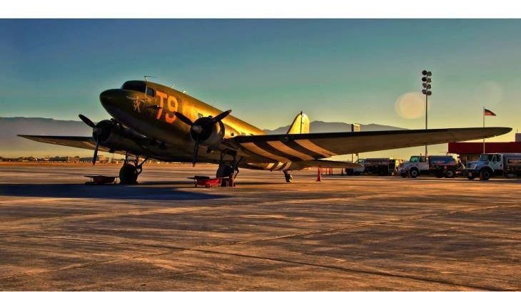 40-Minute C47 Christmas Light Night Flight Experience
