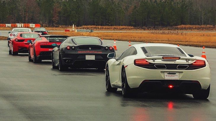 Drive three laps in a Nissan GTR