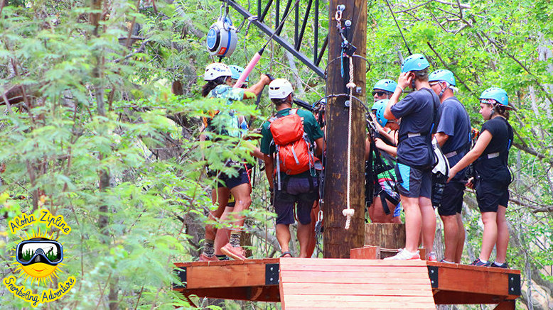 Full-Day Ziplining and Snorkeling Adventure for 1