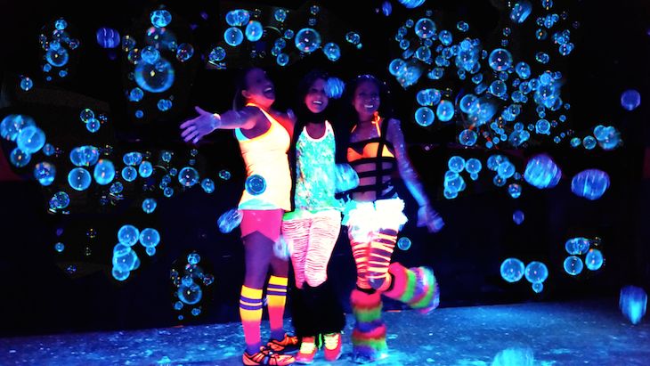 One Admission to the Blacklight Bubble Party 5K