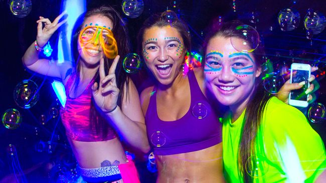 Twin Falls: One Admission to the Blacklight Bubble Party 5K