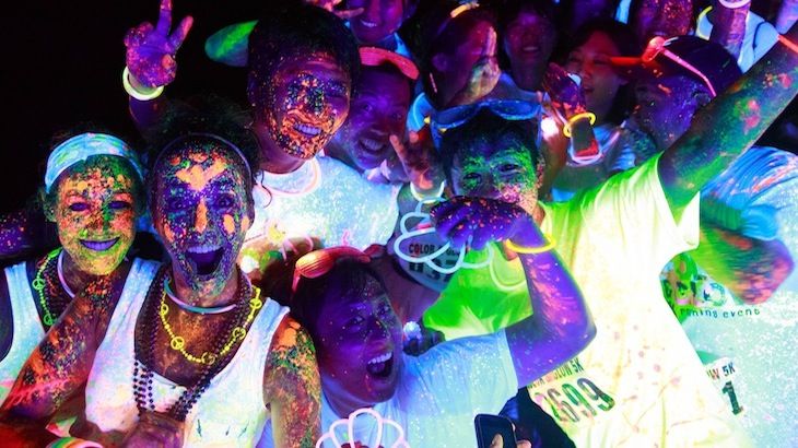 5K Race Entry, Shirt, and Glow Gear at Color and Glow Run