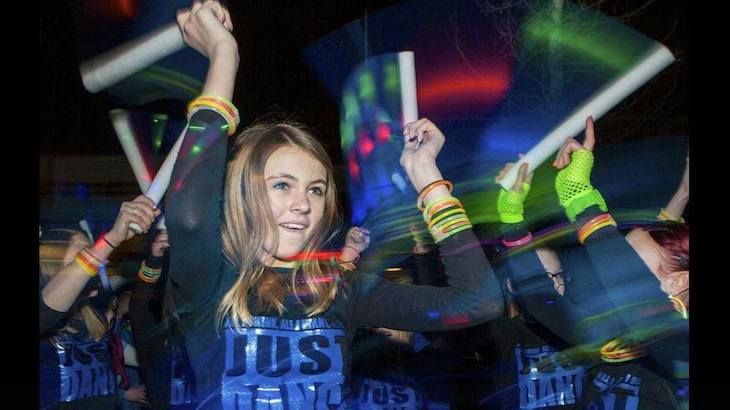  One Race Entry Package, including: One color T-shirt; One L.E.D. glow foam stick; One official race bib