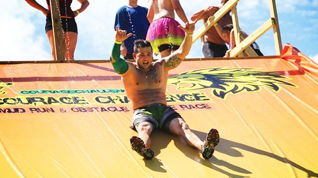One Non-Competitive ( No Timing Chip) Entry to the Courage Challenge Mud Run