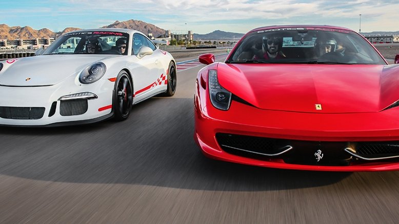 Exotics Racing  Las Vegas Supercar Driving Experience