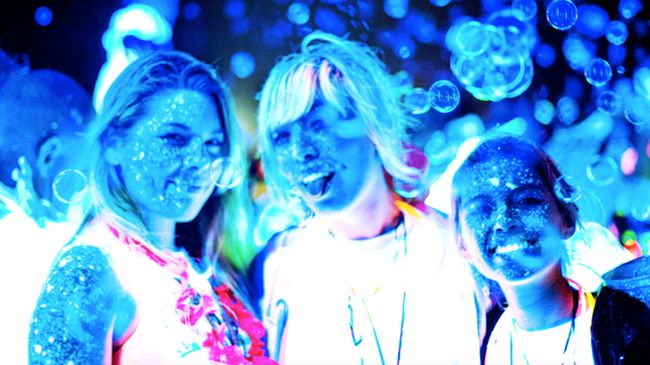 Twin Falls: One Admission to the Blacklight Bubble Party 5K