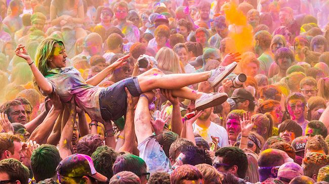One Entry to The Holi Color Festival