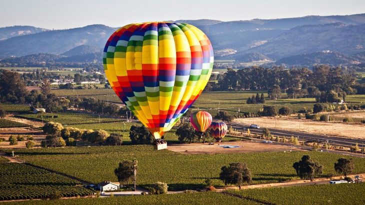 Hot Air Balloon ride over the Sierra Nevada Foothills!