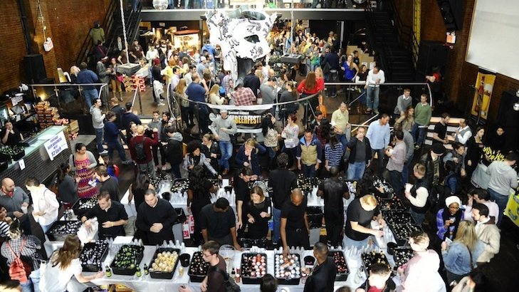 Morning session at NovemBEERfest, Noon - 2:30 P.M.