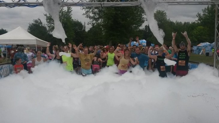 Admission Into The Race For The Runaways - A Foamy Obstacle 5K Fun Run