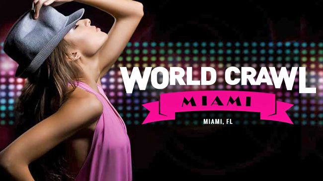 Ticket with VIP Club Access, Appetizers, and Drinks with World Crawl Miami