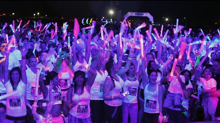 A 5K Race Entry To Neon Splash Dash with T-shirt and After Party