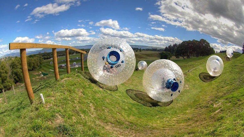 1 Zorbing Ride with 1 Video at Outdoor Gravity Park