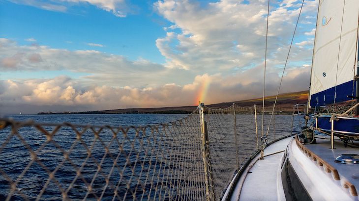 90-Minute Sunset Sail for Two with One Bottle of Wine or Champagne by Pacific Sailing