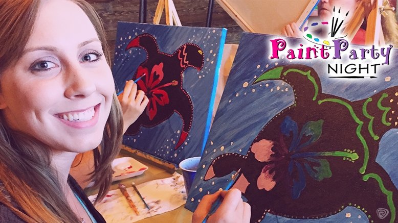 1 Two-Hour Painting Party Admission (E-Ticket)