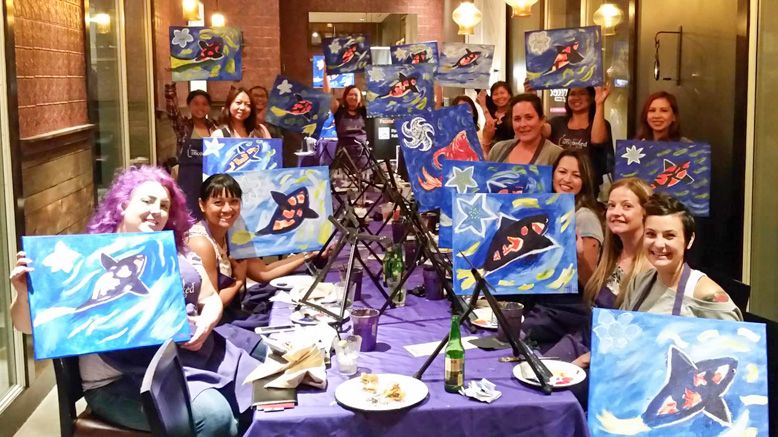 One Admission to a Paints Uncorked's painting event
