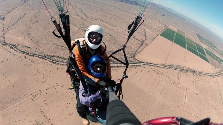 25-minute tandem paragliding experience for one