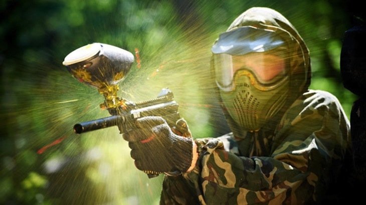 All Day Paintball Entry and Rental Equipment for 6 People