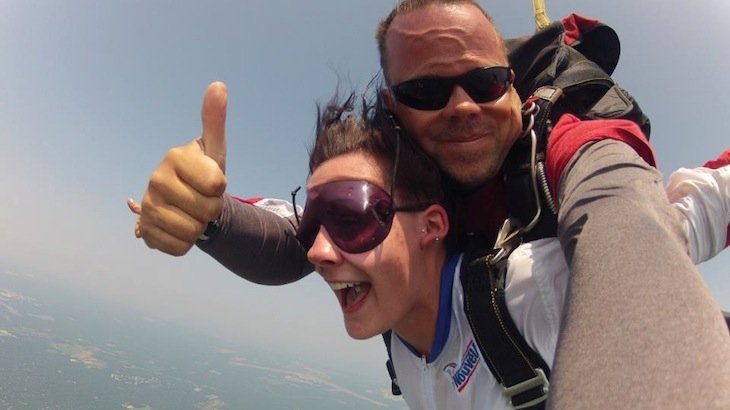 A Tandem Jump with a USPA-Certified Instructor