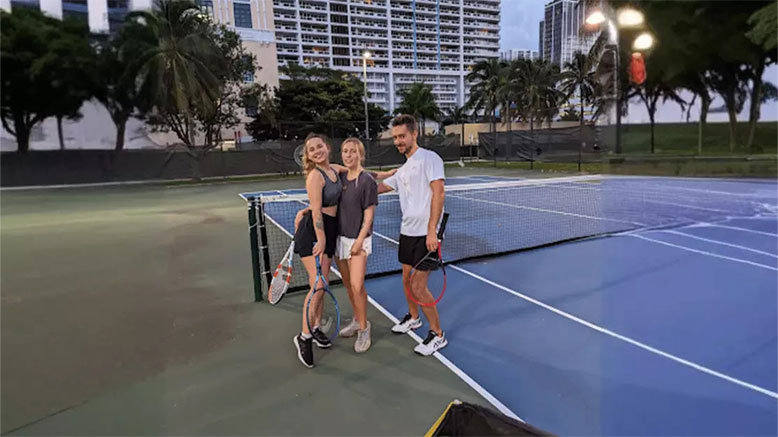 Miami Tennis Beginners to Advanced Group Class: 2 Sessions (1-Hour Each) For Men & Women