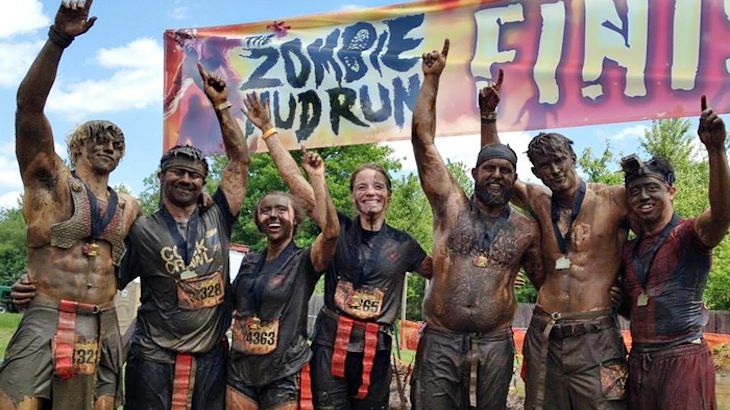 One Human or Zombie Entry to The Zombie Mud Run