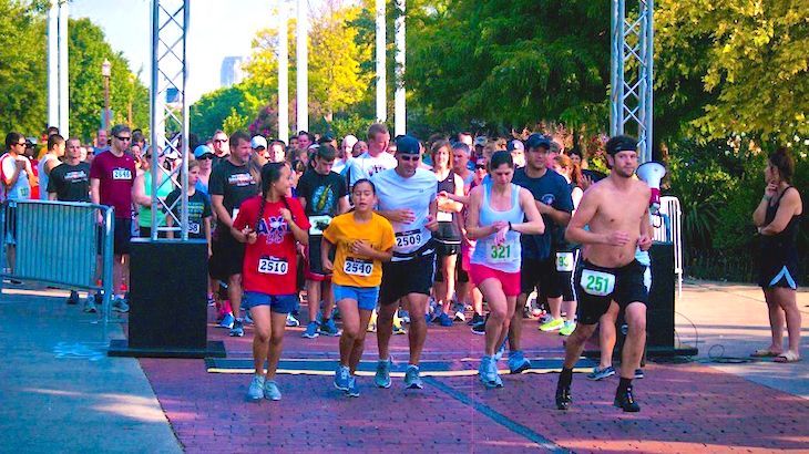 Entry to the Fair Park Urban Dash