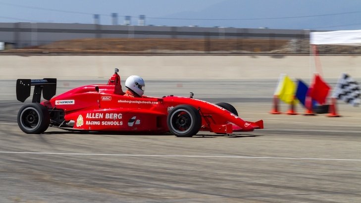20 Laps In an Open Wheel Race Car