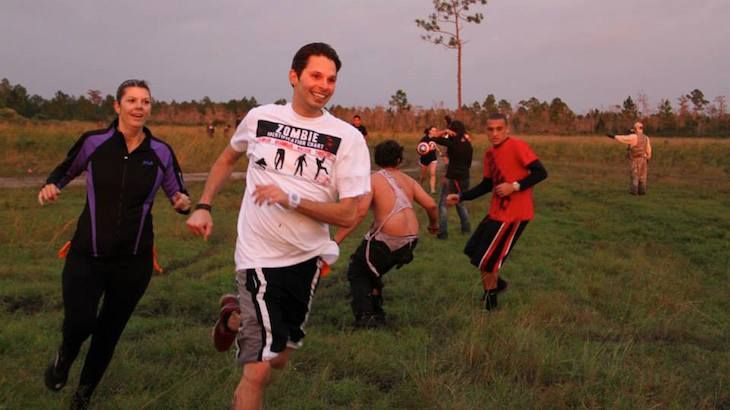 One Adult Entry Run as a Human to Zombie Insanity 5K 