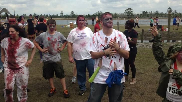 One Adult Entry Run as a Human to Zombie Insanity 5K 